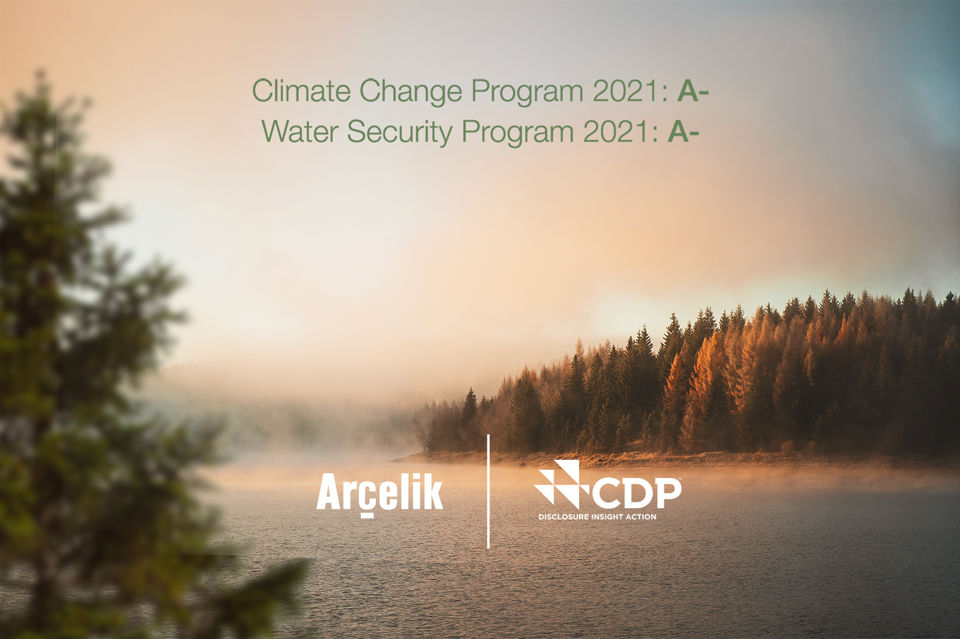 Arçelik awarded an A- score in CDP 2024 Image